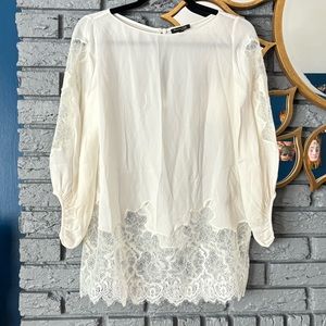 Massimo Dutti white off blouse
